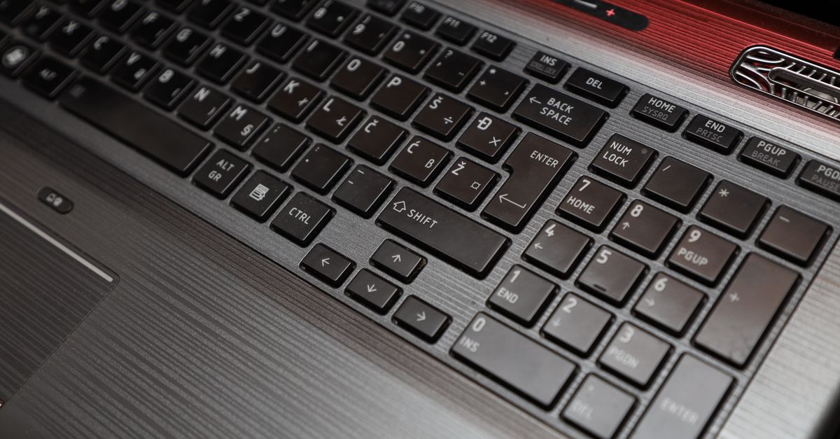 laptop keyboard